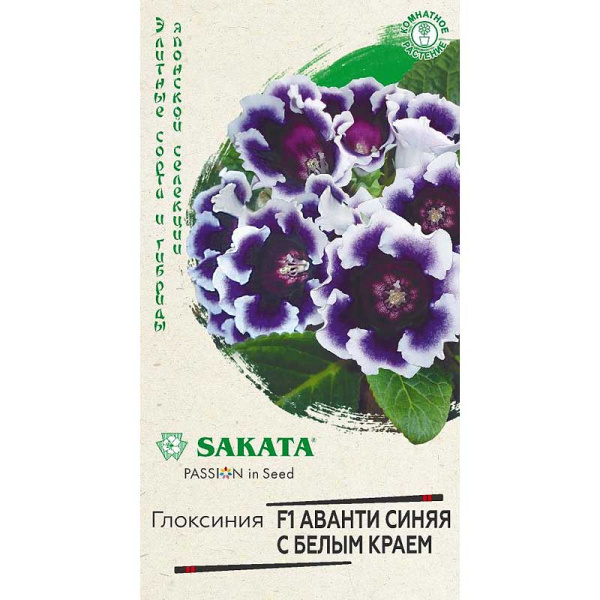 КОМ Глоксиния Аванти синяя с бел гранул Гавриш Ц 