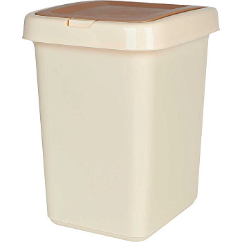 Контейнер для мусора Step Push to Open 25 л кофе