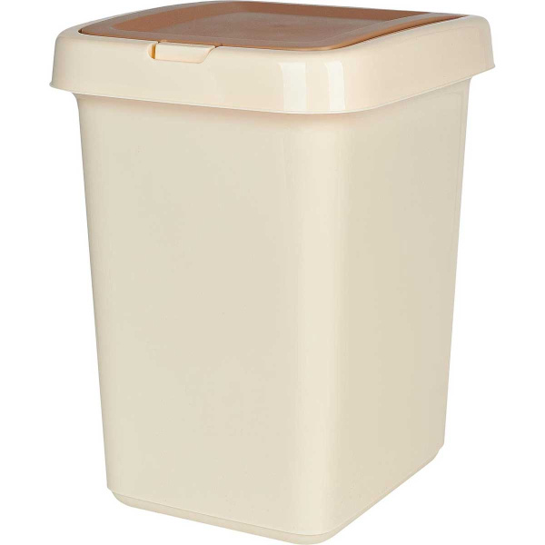 Контейнер для мусора Step Push to Open 25 л кофе