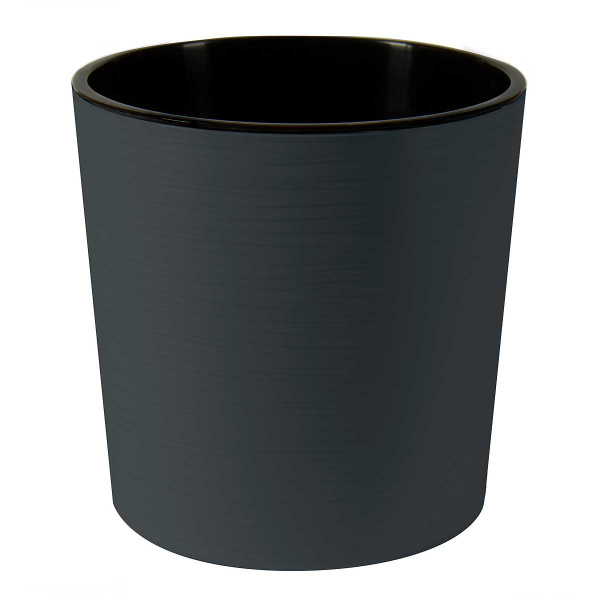 Горшок ВЕГА 5,2л АНТРАЦИТ с вклад ВГ20-12 Ливин х8 