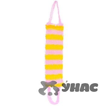 Мочалка "МАХРОВАЯ ШИРОКАЯ ПОЛОСА"12*40см х50 