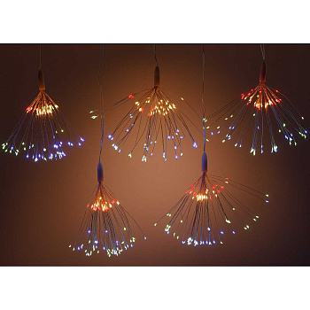 Гирлянда САЛЮТ LLN-13 500ламп 20см 8режимов Цветная 3м*40см
