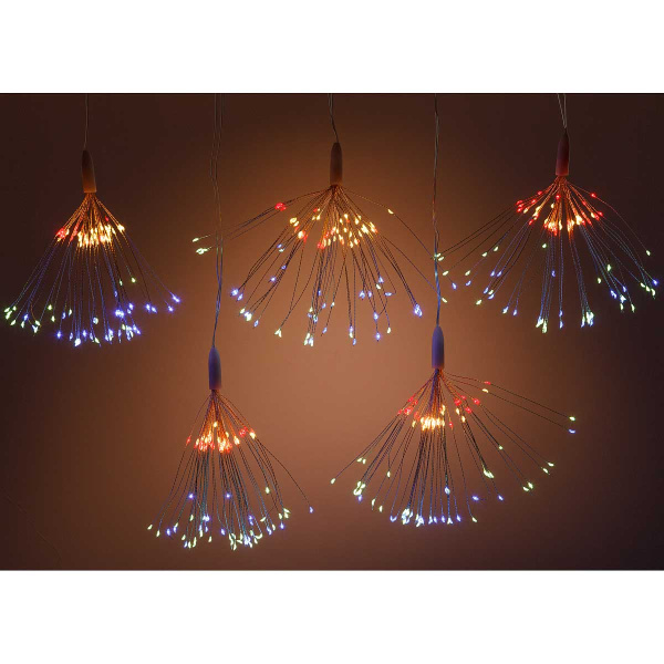 Гирлянда САЛЮТ LLN-13 500ламп 20см 8режимов Цветная 3м*40см