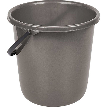 Ведро 12 л Rock`n`Roll антрацит