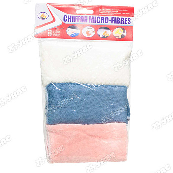 Салфетка-микрофибра NA1730/1728 25*30см 3шт (300/360)