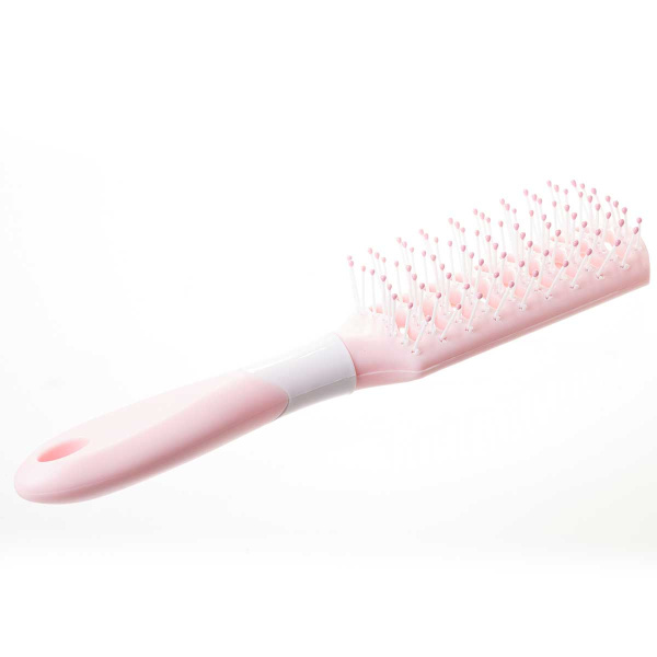 Расческа скелетная для волос, 23см,светло-розовая NA2358 (240)