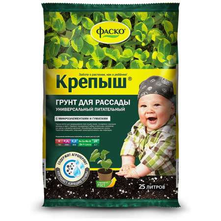 Грунт для рассады 25 л Крепыш ФАСКО 