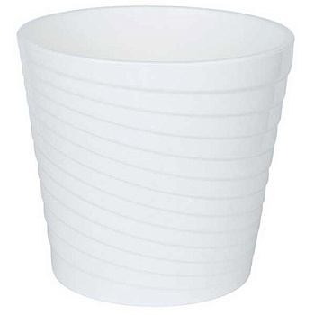 Горшок "ЭЙС" 5л Белый ЭС21-10 Ливингрин (6) 