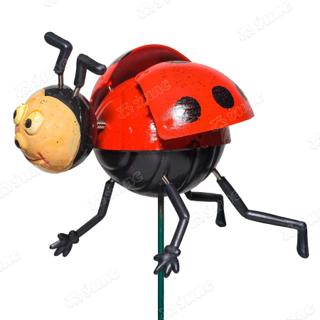 Штекер садовый БожьяКоровка с пружинками NA2064 14*6см (576)