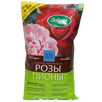 Добрая сила 0,9кг Открытый грунт Розы-Пионы х12 