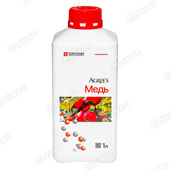 Удобрение жидкое 1л. МЕДЬ Agrees х9 