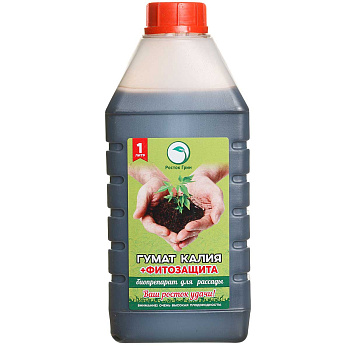 Гумат калия+Фитоспорин 1 л. (для рассады) Росток Грин 