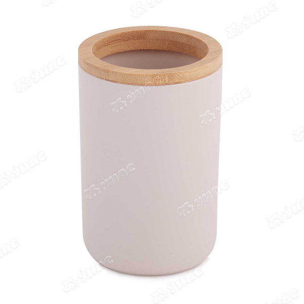 Стакан для зубных щеток БАМБУК БЕЖ БШ8053 (18) 