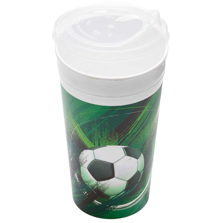 Стакан с крышкой 0,5л Футбол СТК-2391 ВМС х10