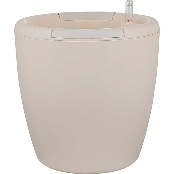 Горшок автополив МЮНХЕН 6,2/9л круг белый х5 