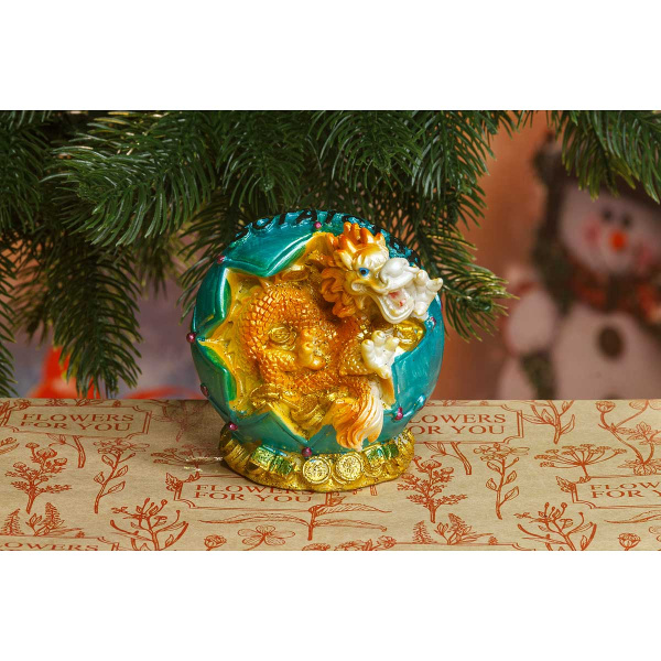 Копилка 23009 "Дракон в яйце" 9см (48)