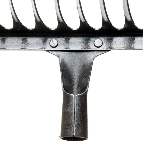 Грабли витые 16-ти зубчатые рельсовая сталь без черенка