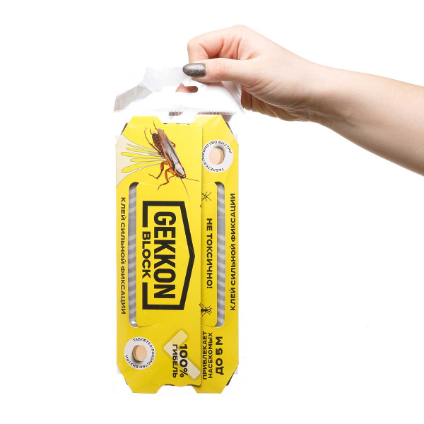 Ловушка для тараканов ГЕККОН домик ГКЛ х40