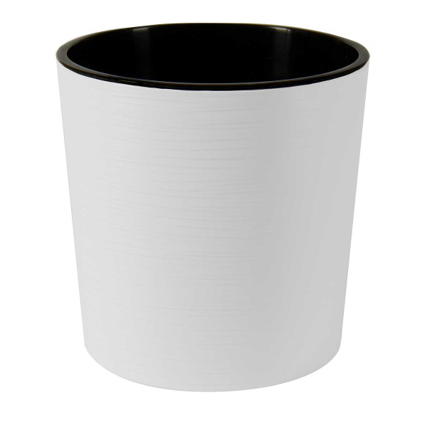 Горшок ВЕГА 5,2л БЕЛЫЙ с вклад ВГ20-10 Ливин х8 