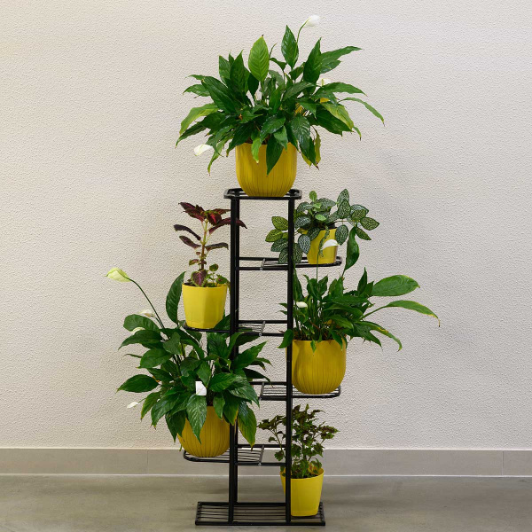 Подставка д/цветов Разборная-7 Черная г.Тверь