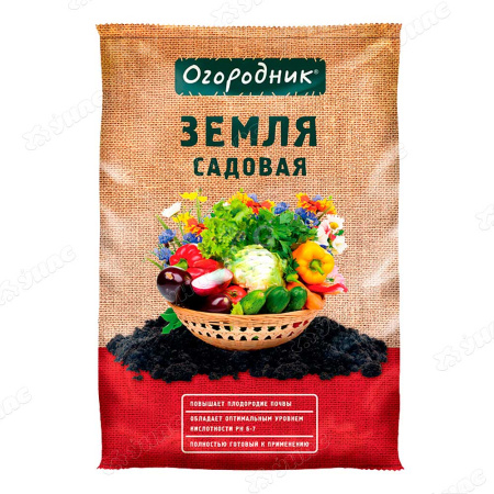 Грунт Садовая земля 40л ОГОРОДНИК ФАСКО(1/39) 