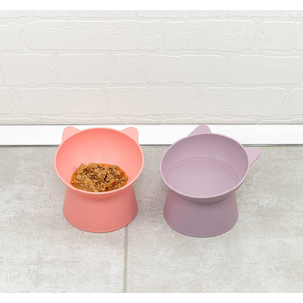 Миска для животных КОТ 0,2 л Лаванда М1806 х10