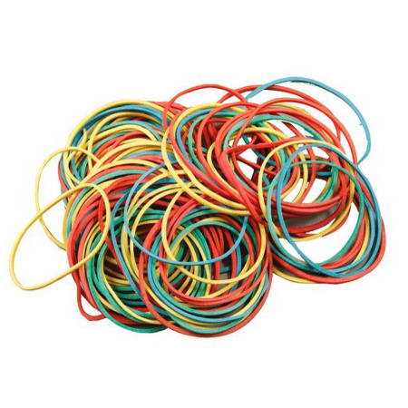 Резинка банковская цветная NA2349  500гр (60)