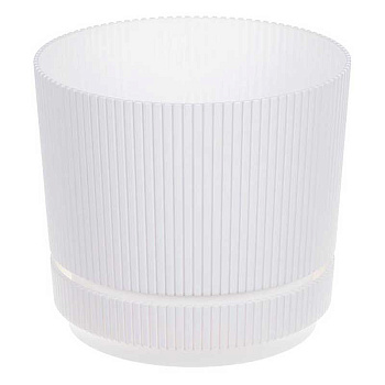 Кашпо СТРИП D200 3,9л с подставкой Белый М3248 х16 