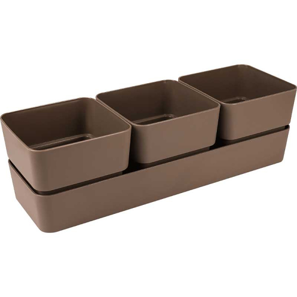 Кашпо Фиори Трио Пралине КШ-0522 х12 