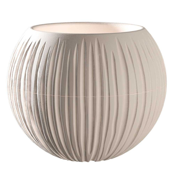 Кашпо Сфера 1,7л Пудра КШ-9522 ВМС 