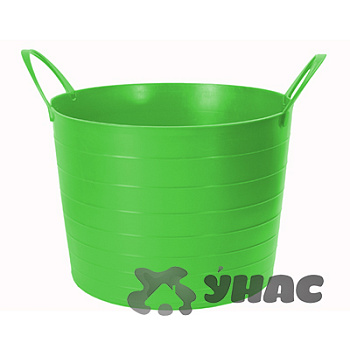 Корзина мягкая 17л зеленая М2880 (15)