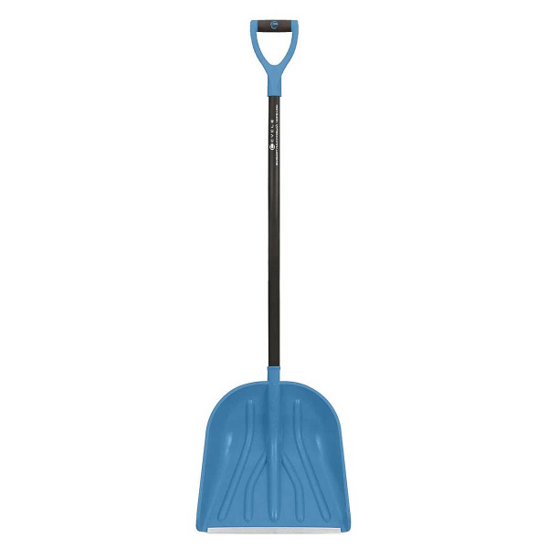 Лопата снеговая пластик Про Макс Купец стеклопластиковый черенок в сборе 327009-00х5