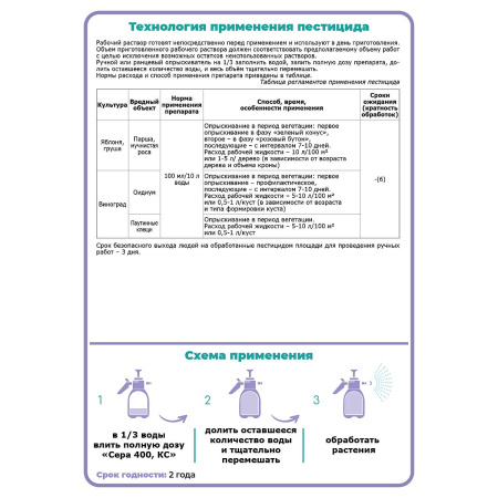 Сера 500мл. (от болезней) х16