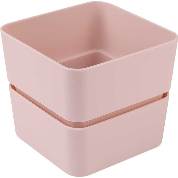 Кашпо Фиори 0,45л Пудровый КШ-0511 х24 