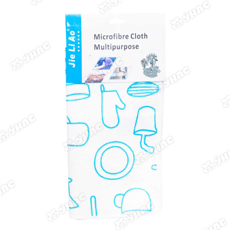 Салфетка-микрофибра NA1427 30*30см 2слоя(сетка) (360)/400