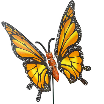 Штекер садовый Бабочка с пружинками NA2070 23*20см (288)