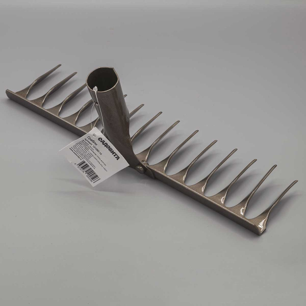 Грабли витые 14 зубьев (131060-14) 33см h-7см (рельсовая сталь) САДОВИТА (24)