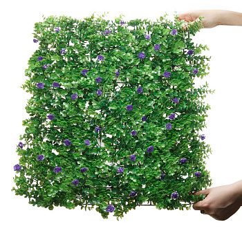 Искусственный газон 60*40 см NA2609 с цветочками 1шт