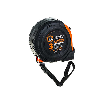 Рулетка УЛЬТРА каучук с фикс магнитная 3МХ19ММ ЦИ