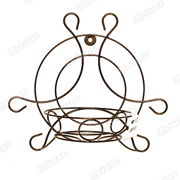 Подставка д/цветов "Соло 16" настенная медная