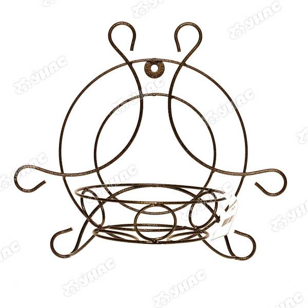 Подставка д/цветов "Соло 16" настенная медная