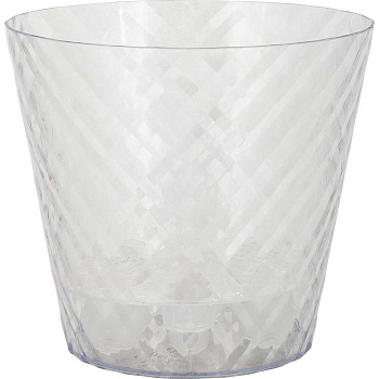 Горшок МАНХЕТТЕН 1,6 л со вставкой Прозрачная вода х20 