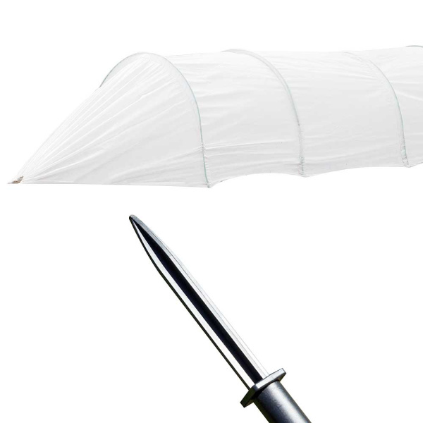 Парник "СТАНДАРТ +" 4секции (с колышками, ПНД дуга, прошитый укрывной материал 42) САДОВИТА