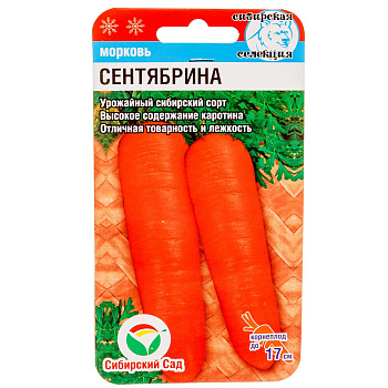 Морковь Сентябрина СибСад Ц