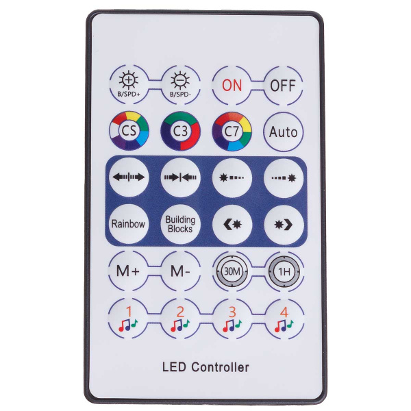 УМНАЯ СМАРТ ГИРЛЯНДА LLN-07-1 МАТОВЫЙ ЦВЕТОК 66ламп 10м Управляется с помощью специального приложения на мобильном устройстве или с помощью пульта дистанционного управления. Гирлянда подключается к USB-порту и может быть использована для украшения объекто