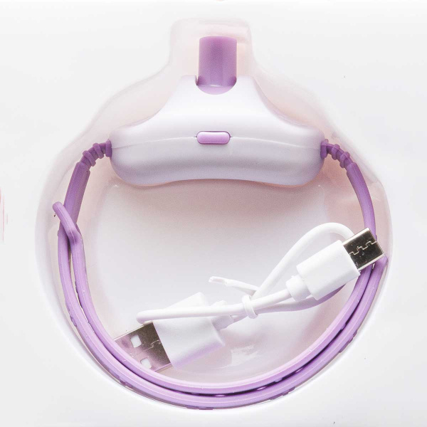 Ошейник 35см 1см, силикон. ЛАЗЕР. 2реж USB NA2646