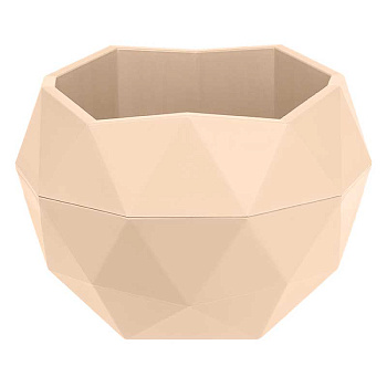 Кашпо Топаз 1,2 л Кремовый КШ-3015 х12 