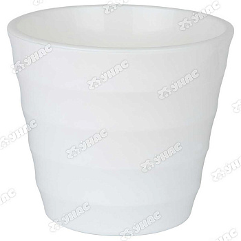 Горшок "Лаура" 6л Белый ЛР25-10 Ливингрин (9) 