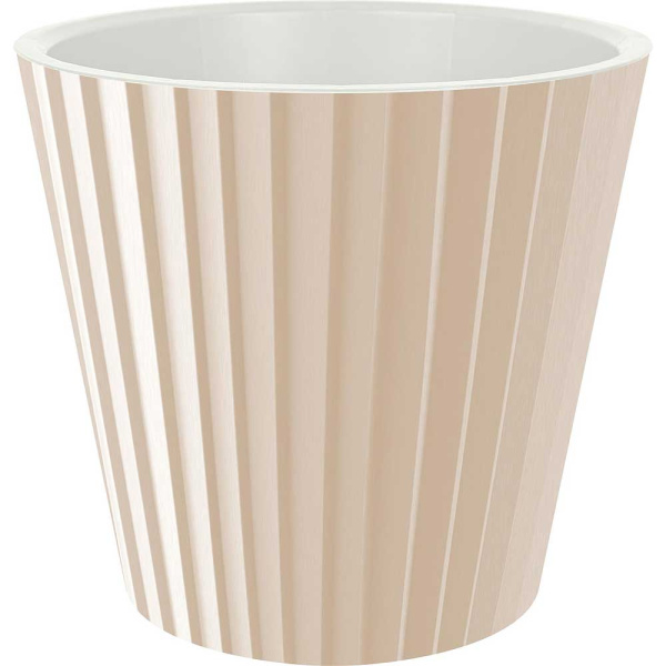 Горшок СЕНД D280 10,5л со вст Мол Шоколад х6 