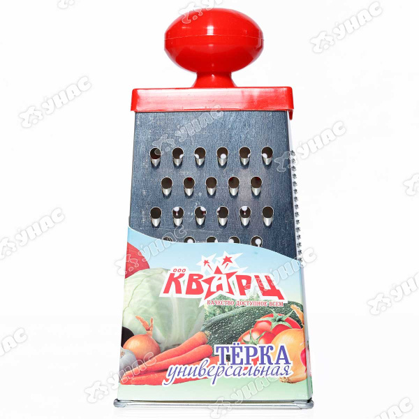 Терка "кварц" круглая пластиковая ручка